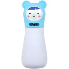 Кружка-термос Мишка Bear (Белый с голубым)
