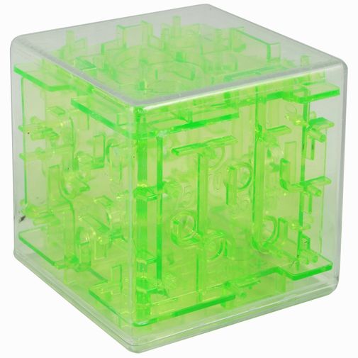 Головоломка Лабиринт Куб (Салатовый) Головоломка Лабиринт Куб (Салатовый)