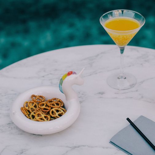 Миска сервировочная Единорог Floatie Unicorn