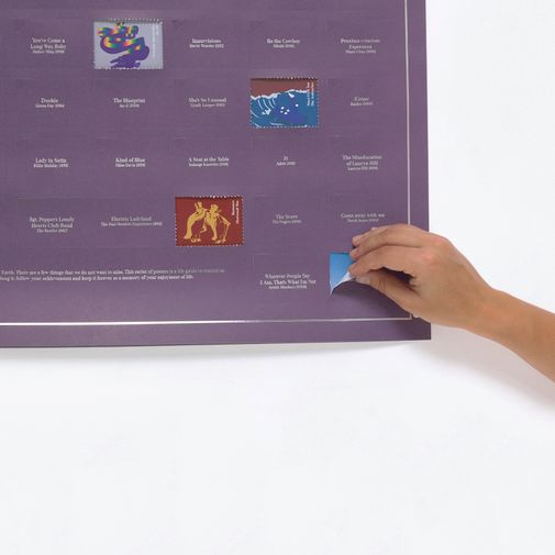 Плакат 100 альбомов, которые ты должен послушать в жизни Плакат 100 альбомов, которые ты должен послушать в жизни