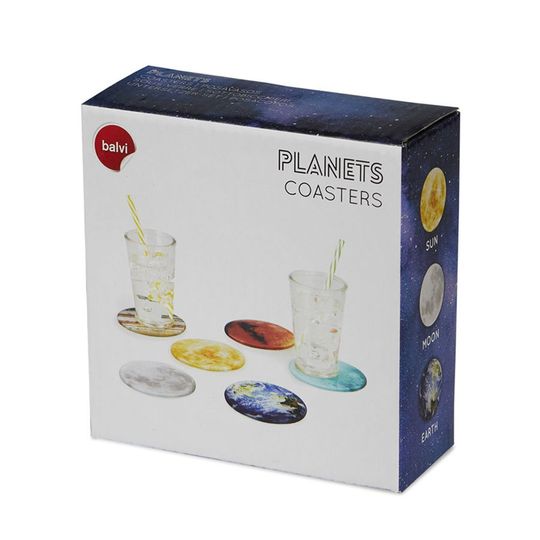 Подставки под стаканы Planets (6 шт)