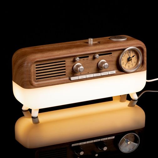 Ретро Bluetooth-колонка с часами и подсветкой Multiverse Ретро Bluetooth-колонка с часами и подсветкой Multiverse