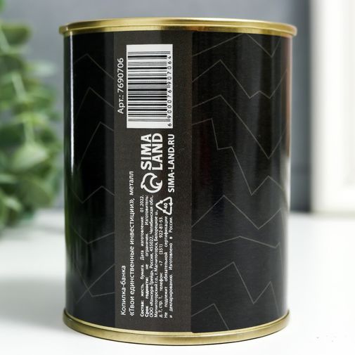 Копилка-банка Твои единственные инвестиции Копилка-банка Твои единственные инвестиции