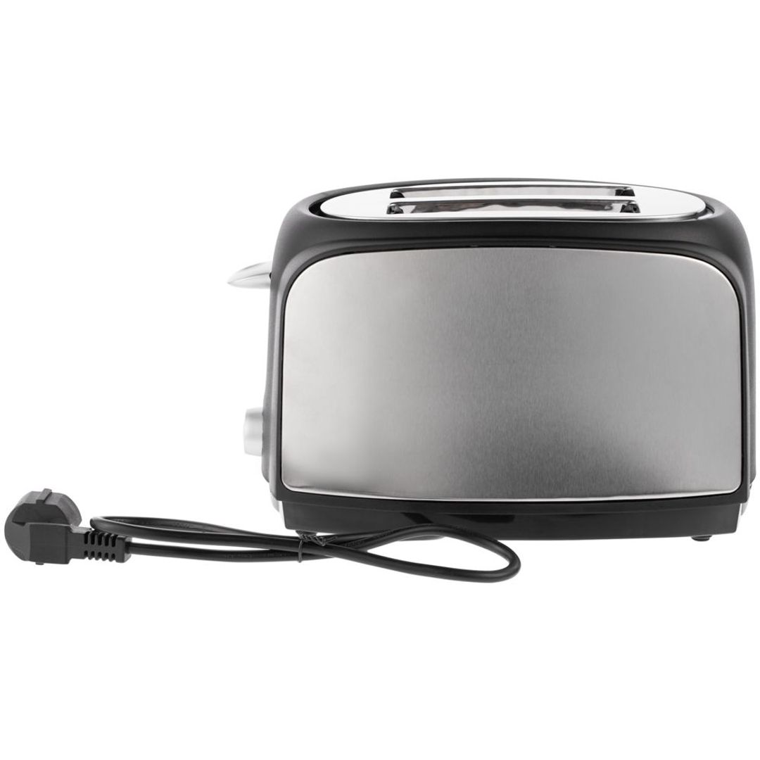Электрический тостер Postre (серебристо-черный)
