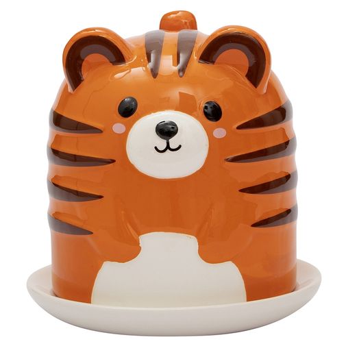 Кружка с блюдцем Тигренок