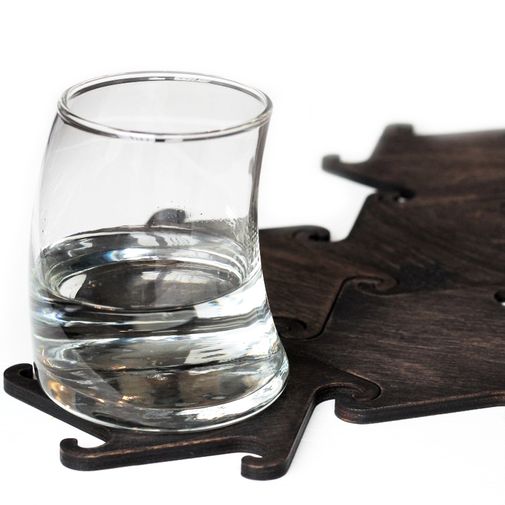 Набор подставок под горячее Hook (Черный) Можно использовать по одному Набор подставок под горячее Hook (Черный) Можно использовать по одному