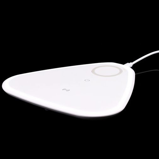 Станция беспроводной зарядки с антистрессом Countdown (Белая) Станция беспроводной зарядки с антистрессом Countdown (Белая)