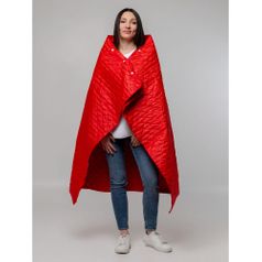 Плед-пончо для пикника SnapCoat (Красный)