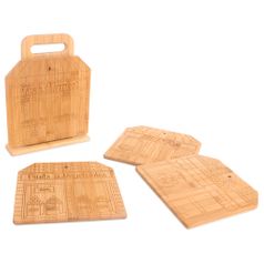 Набор разделочных досок Market (4 шт.)