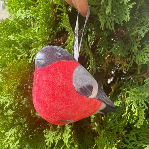 Игрушка птица Снегирь Игрушка птица Снегирь
