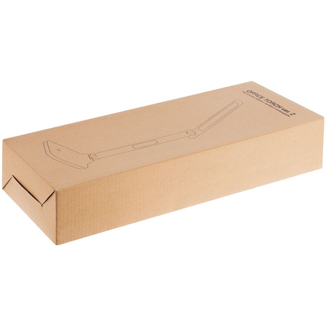 Настольная лампа с часами и календарем Office Torch ver.2 (белый)