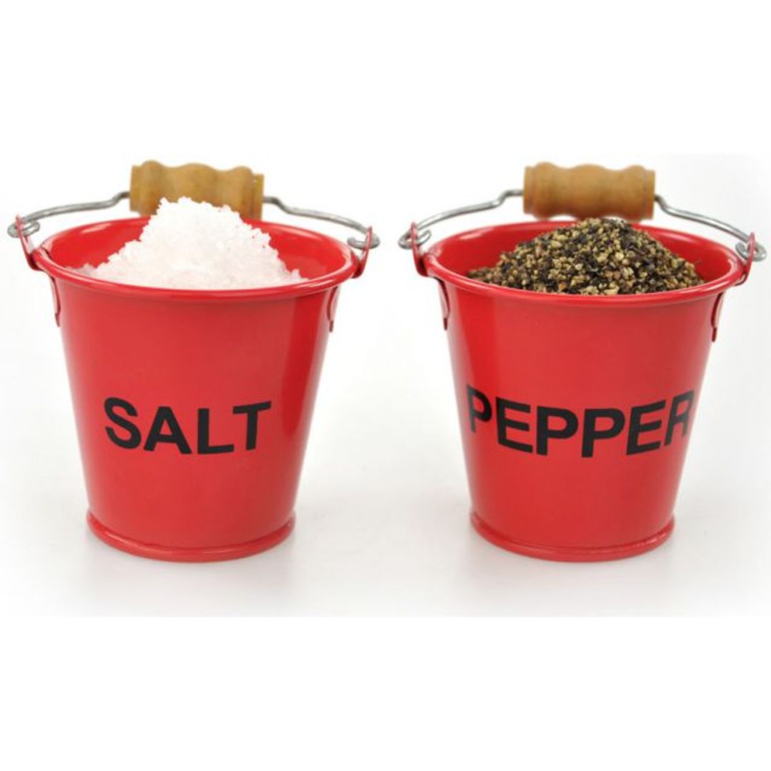 Солонка и перечница Пожарные ведра Pinch Pots Солонка и перечница Пожарные ведра Pinch Pots