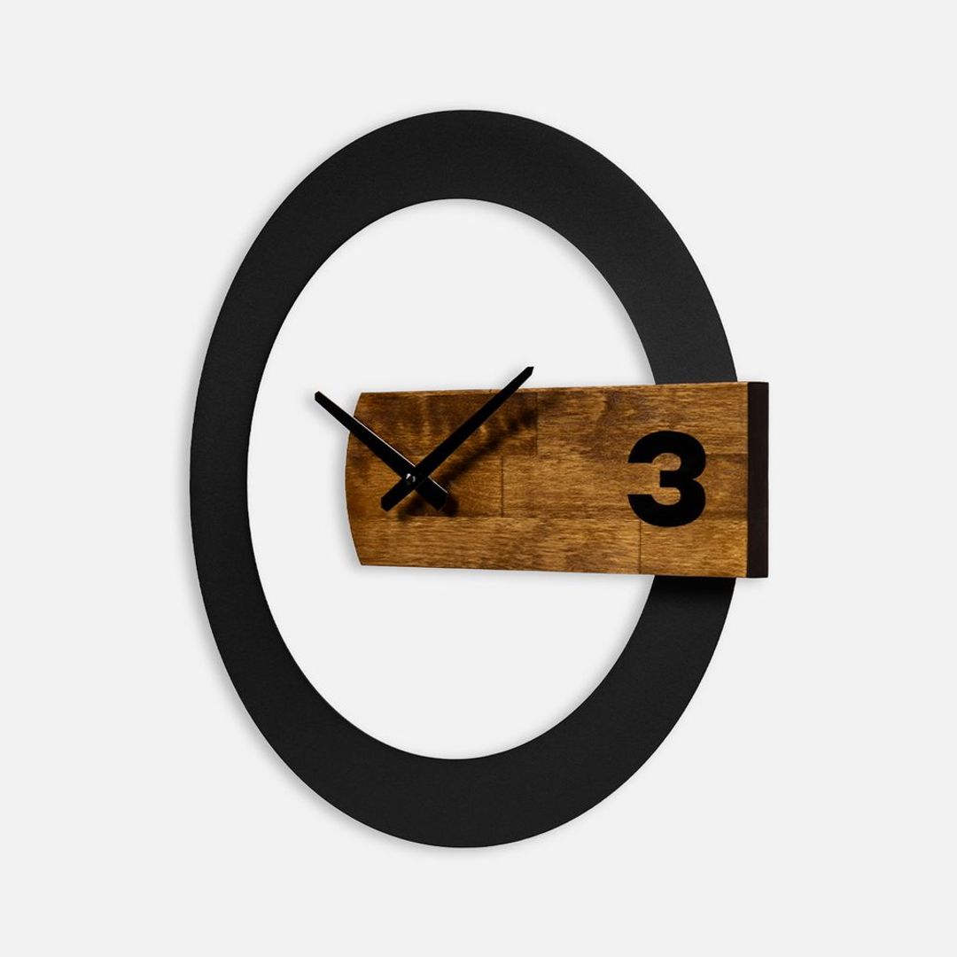 Часы TimeLord (черный с коричневым)