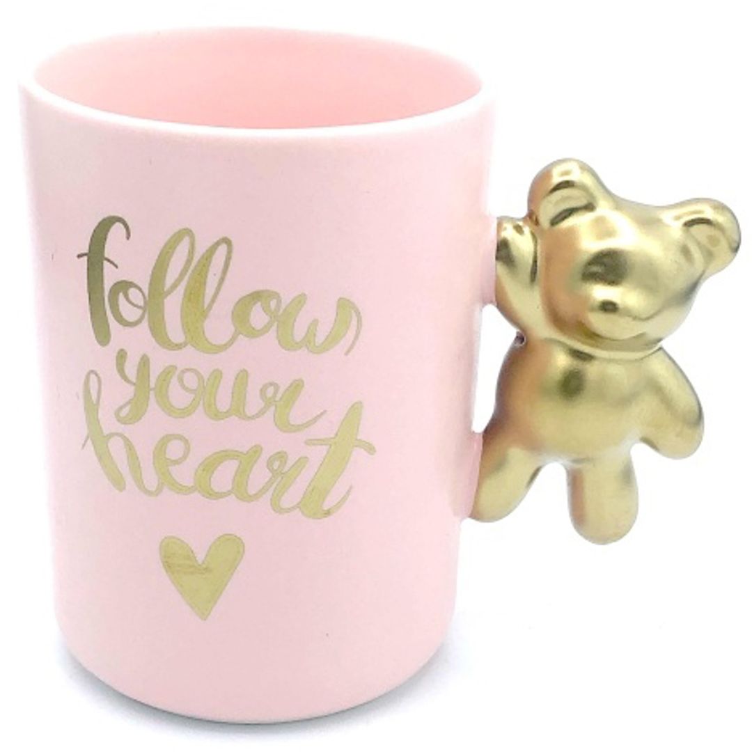 Кружка Follow your heart Медведь Кружка Follow your heart Медведь