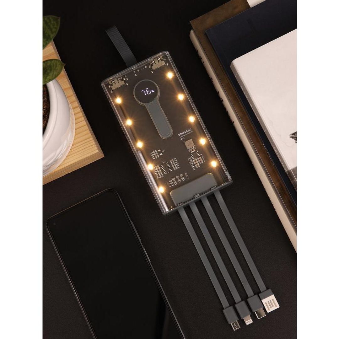 Аккумулятор Trellis Digital 10000 мАч (Темно-серый)