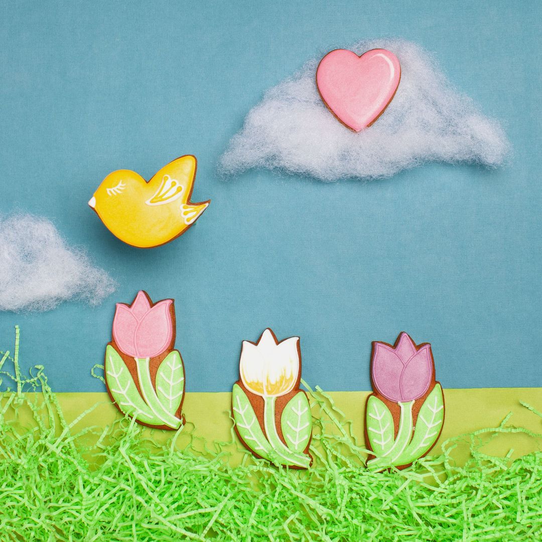 Набор имбирного печенья Весеннее настроение Набор имбирного печенья Весеннее настроение