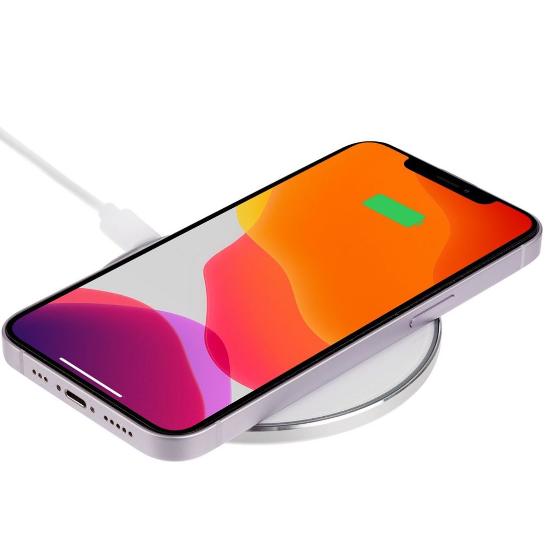 Кружка с подогревом и беспроводной зарядкой Dual Base Matt (Белая)