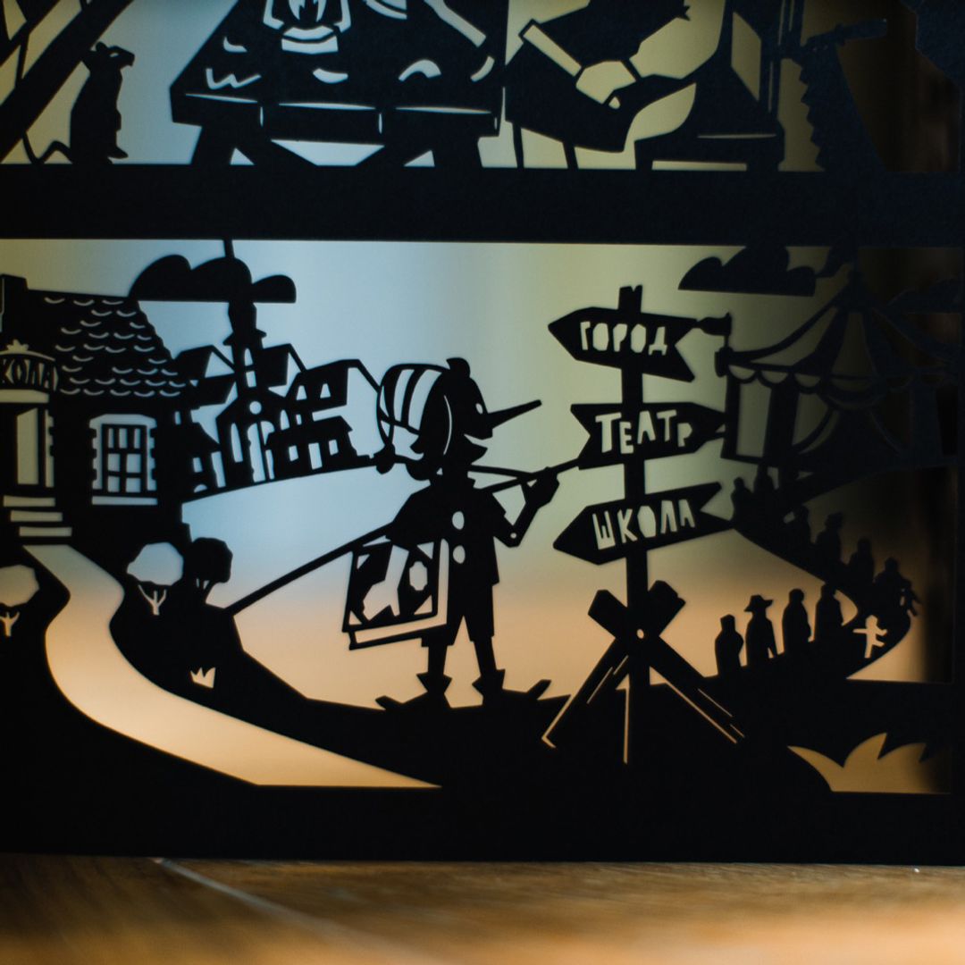 Книга Театр теней Золотой ключик Книга Театр теней Золотой ключик