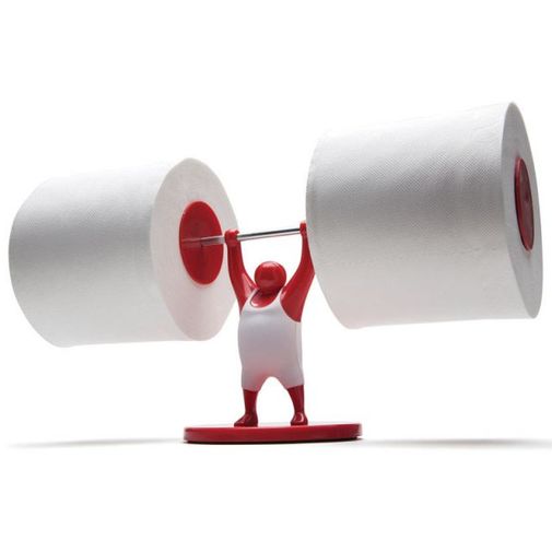 Держатель для туалетной бумаги Штангист Mr. T Держатель для туалетной бумаги Штангист Mr. T