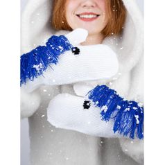 Варежки Игогошки (с синей гривой) Варежки Игогошки (с синей гривой)