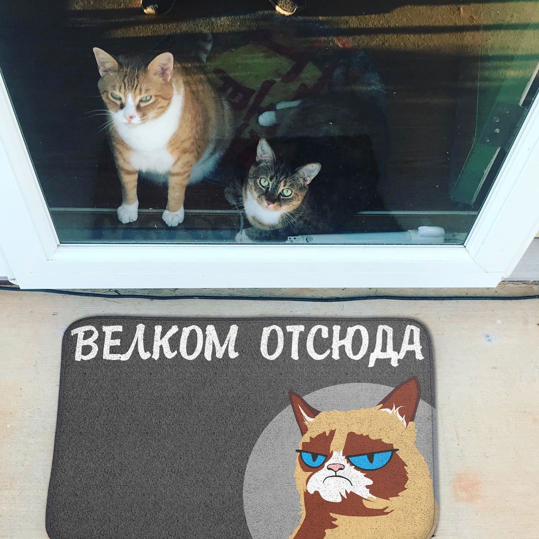 Коврик для входной двери Велком отсюда Коврик для входной двери Велком отсюда