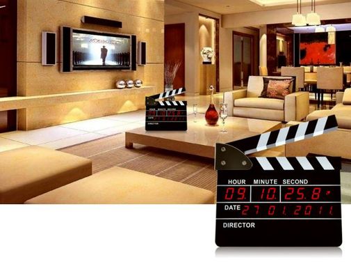 Часы Режиссерская хлопушка Часы Режиссерская хлопушка