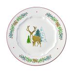 Набор из четырех тарелок Nordic winter из коллекции New Year Essential, 23 см