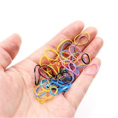 Набор резиночек для плетения Loom Bands (600 шт) (Цветные, яркие, глянцевые)