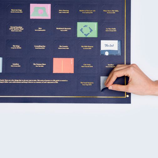 Плакат 100 фильмов которые нужно посмотреть Плакат 100 фильмов которые нужно посмотреть