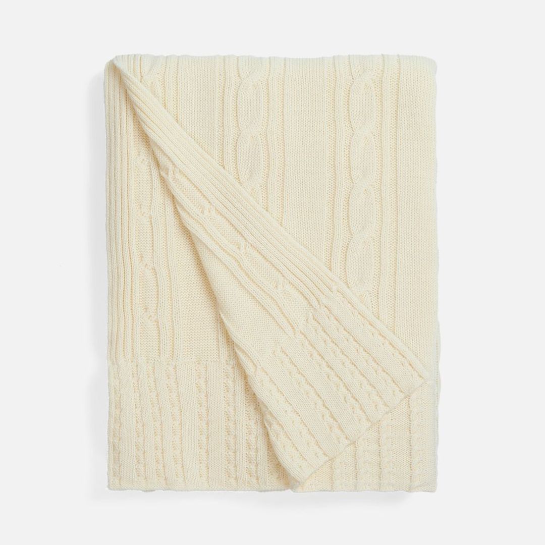 Плед Remitt (молочный)