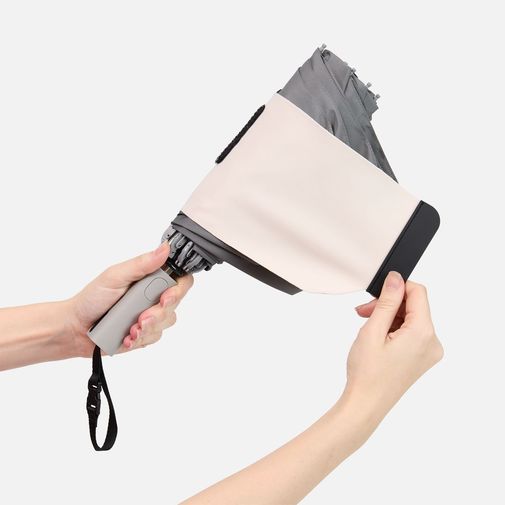 Зонт обратного сложения Easyroll (серый)