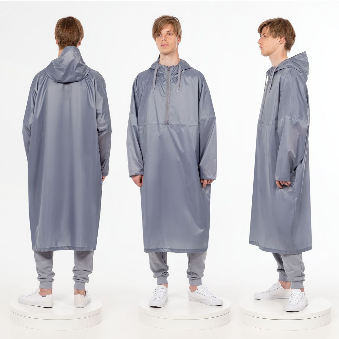 Дождевик-анорак R1 (Серый) Дождевик-анорак R1 (Серый)