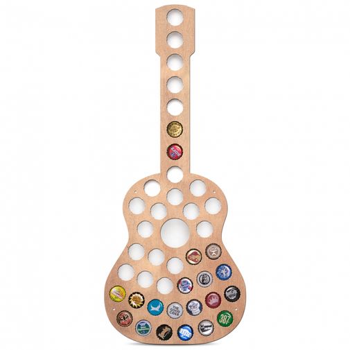 Копилка для пивных крышек Гитара Beer bank (Светлый) Копилка для пивных крышек Гитара Beer bank (Светлый)