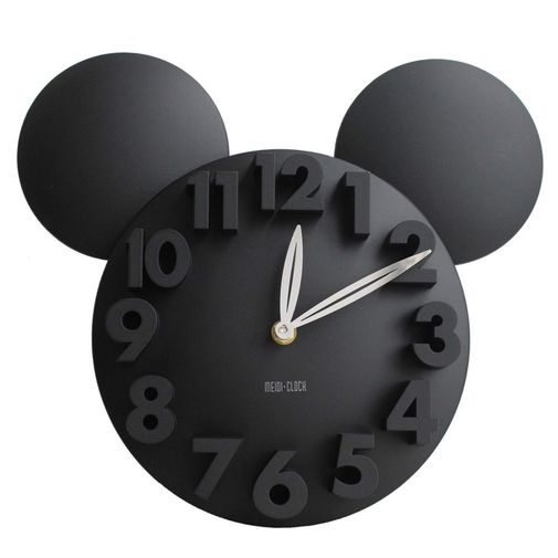 Часы настенные Микки Маус Meidi clock (Черный)