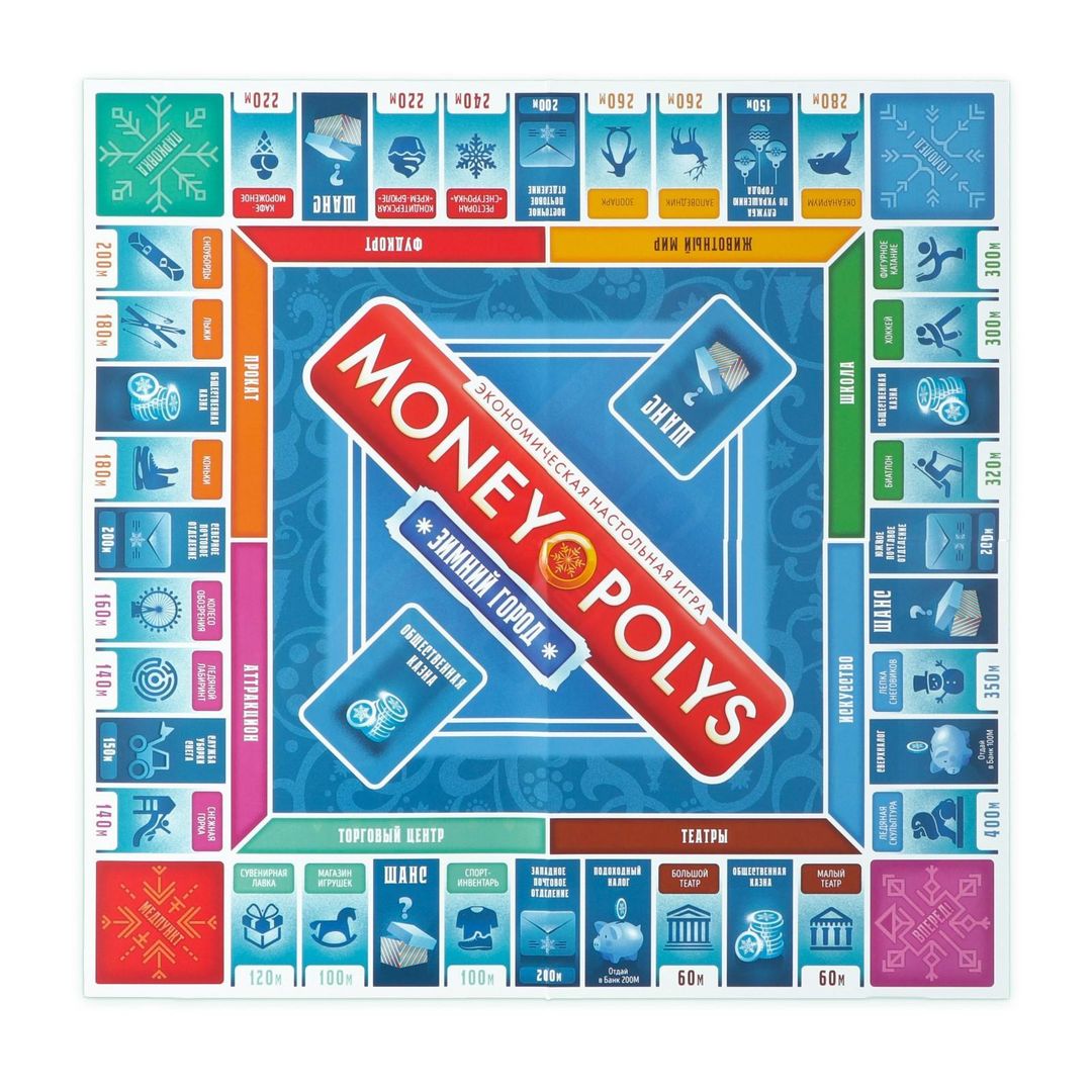 Экономическая игра MONEY POLYS Зимний город