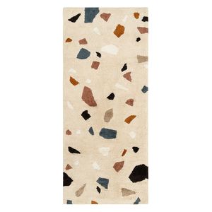 Ковер из хлопка Terrazzo Poetry из коллекции Ethnic, 70x160 см