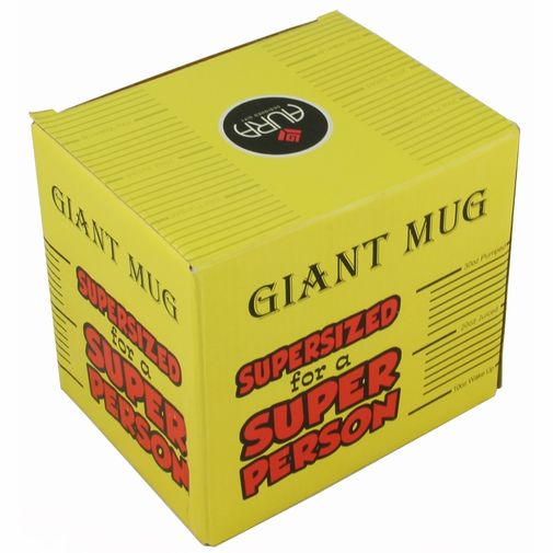 Гигантская кружка Supersized for a Super Person Упаковка