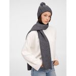 Шарф Frissonelle (серый меланж)
