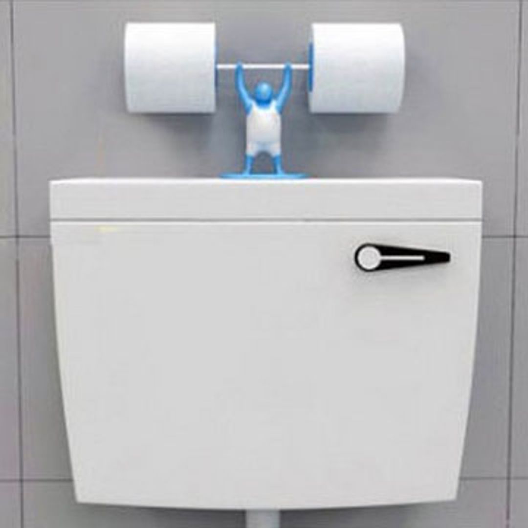 Держатель для туалетной бумаги Штангист Mr. T Держатель для туалетной бумаги Штангист Mr. T