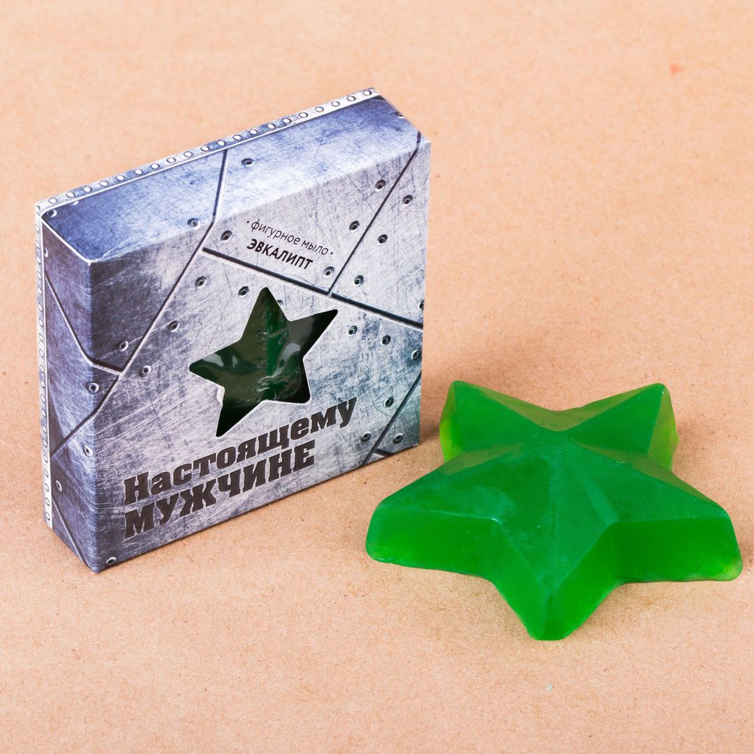 Мыло Настоящему мужику Звезда (эвкалипт) Мыло Настоящему мужику Звезда (эвкалипт)