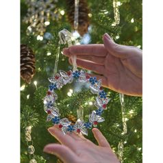 Набор елочных украшений Christmas diamonds из коллекции New Year Essential, 4 шт.