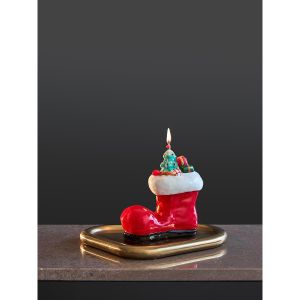 Свеча декоративная Festive stocking из коллекции New Year Essential, 12,5 см Свеча декоративная Festive stocking из коллекции New Year Essential, 12,5 см