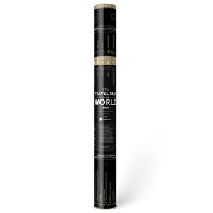 Скретч-карта мира Travel Map Black World (на английском)