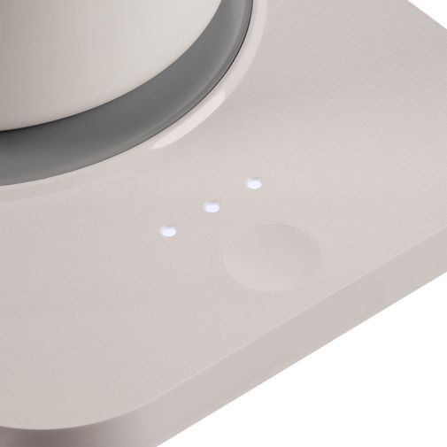 Кружка с подогревом и беспроводной зарядкой Dual Base Plus (Белая)