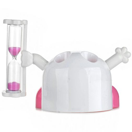 Держатель для зубных щеток с таймером Человечек