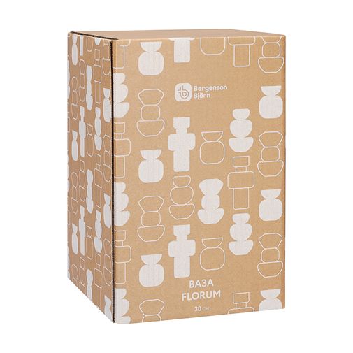 Ваза Florum, 30 см, изумрудная