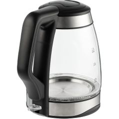 Электрический чайник Lumimore (стеклянный, серебристо-черный)
