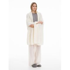 Плед Curve Verve (молочно-белый)