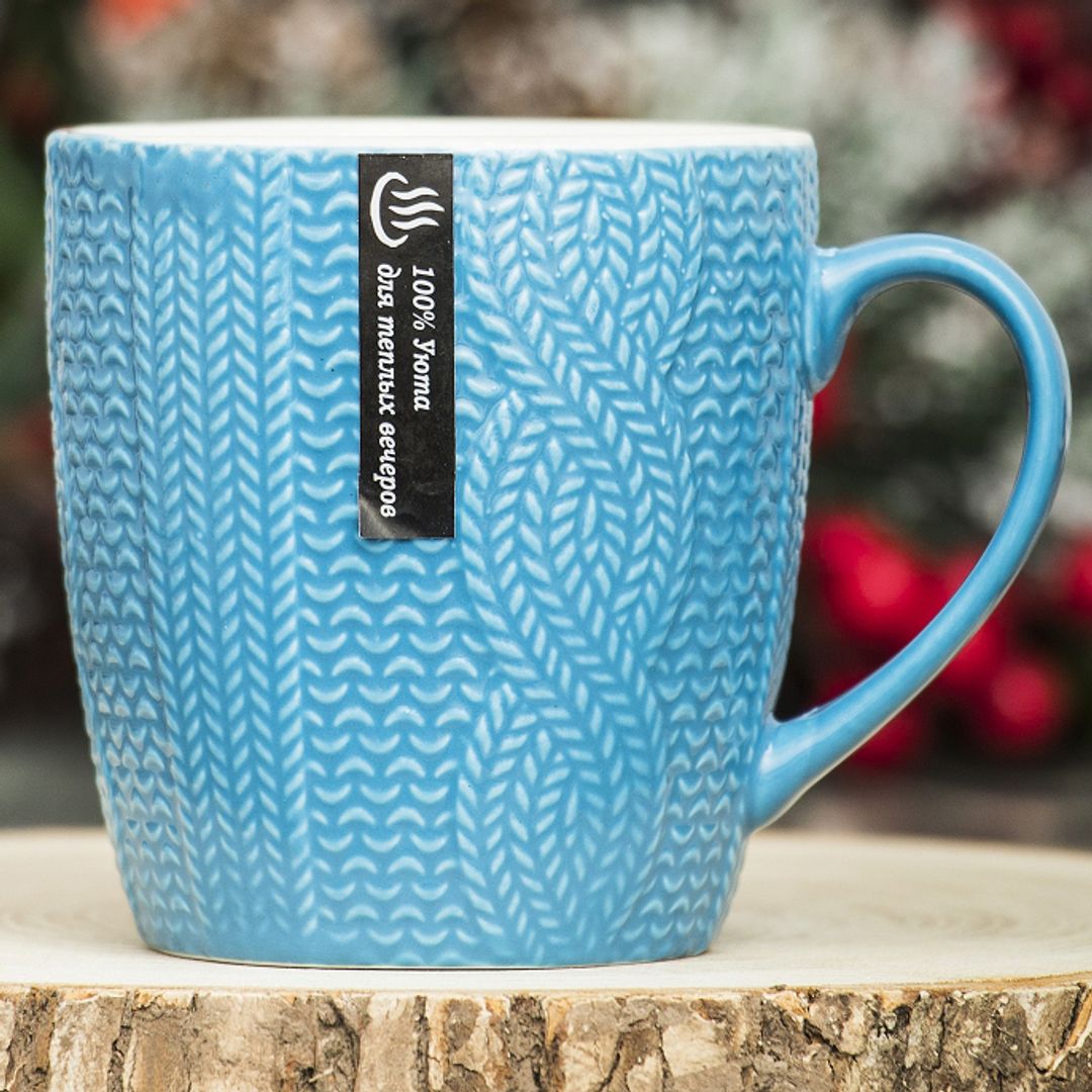 Вязаная кружка Для теплых вечеров Вязаная кружка Для теплых вечеров