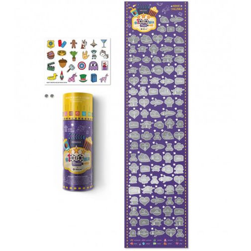 Скретч-постер 100 фильмов Movies Edition